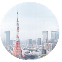 東京タワーと街並み